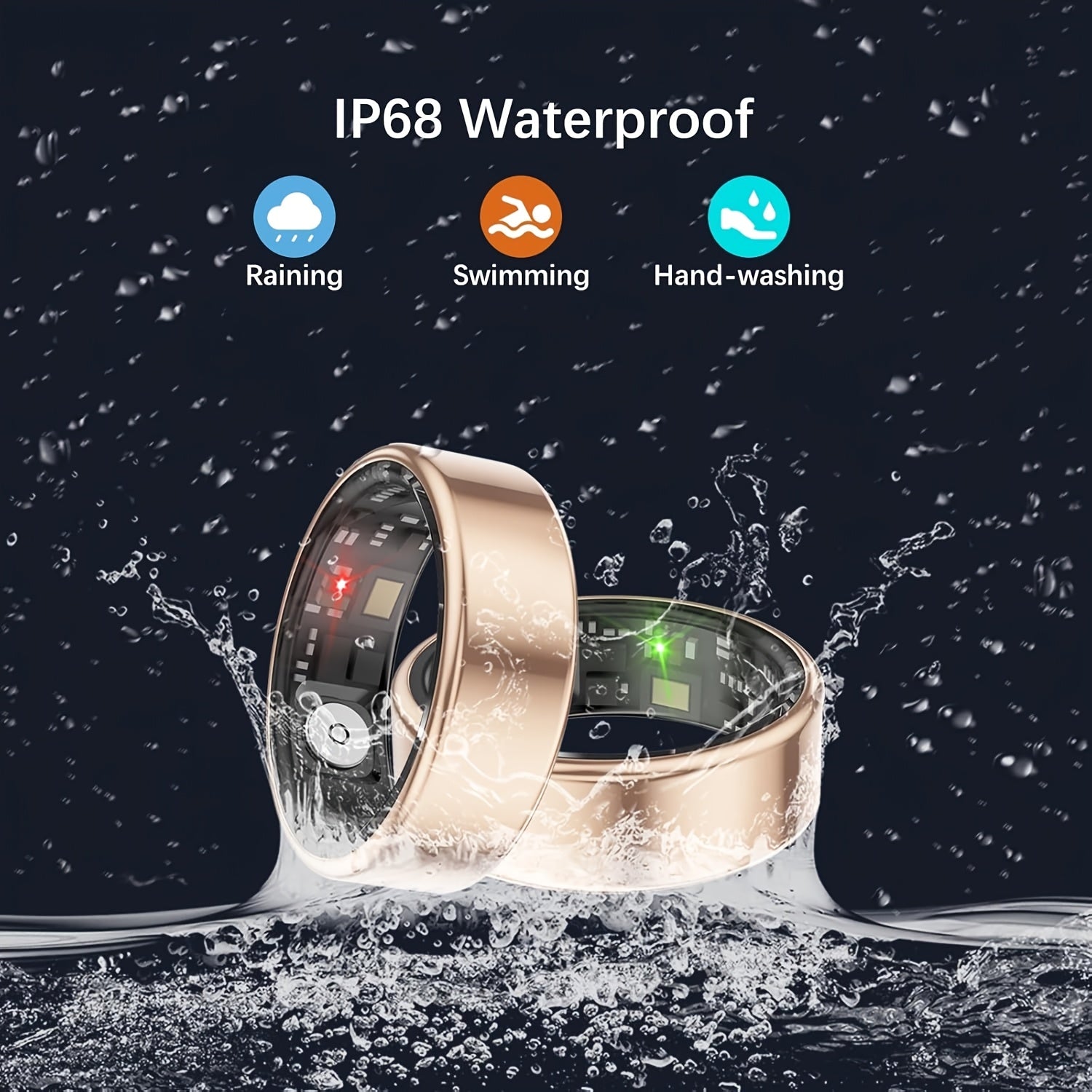 Men’s Smart Ring – All-in-One Health & Activity Tracker