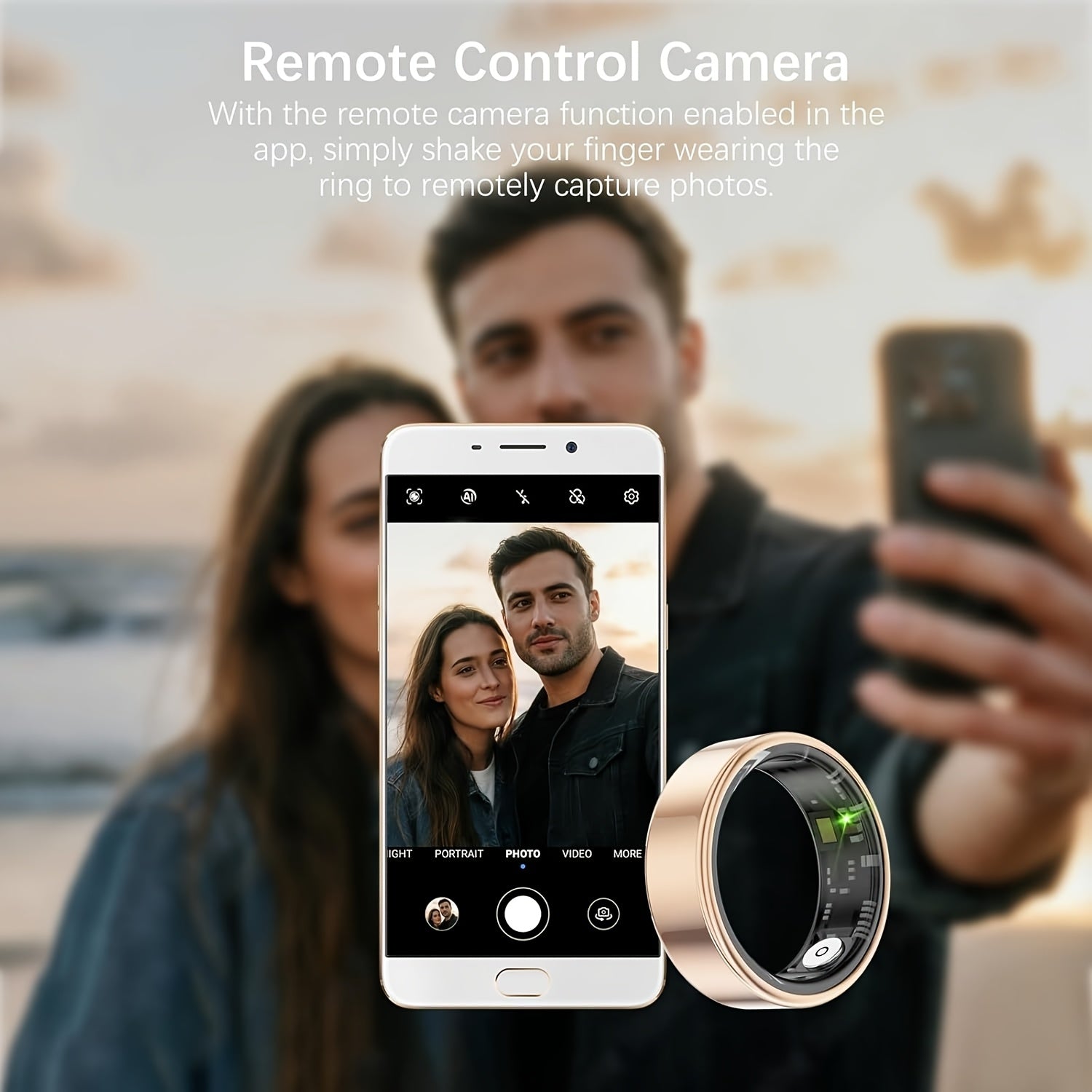 Men’s Smart Ring – All-in-One Health & Activity Tracker