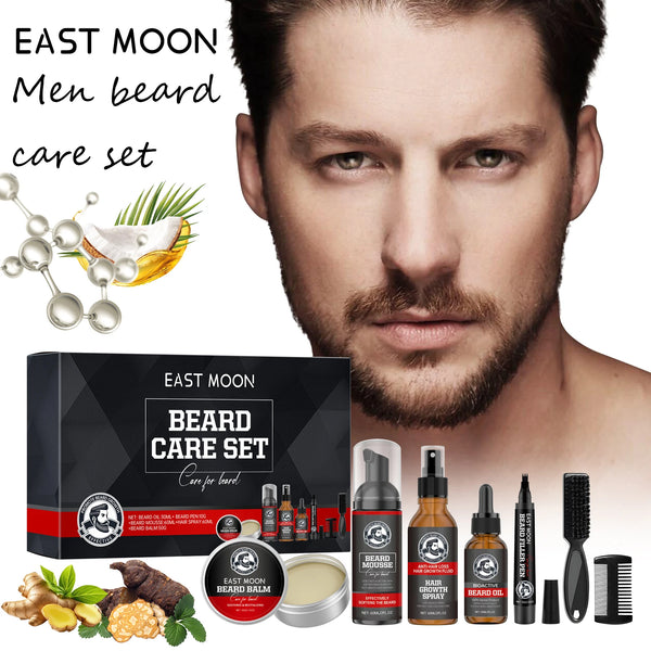 East Moon Beard Care Set – Growth & Grooming Kit for Men