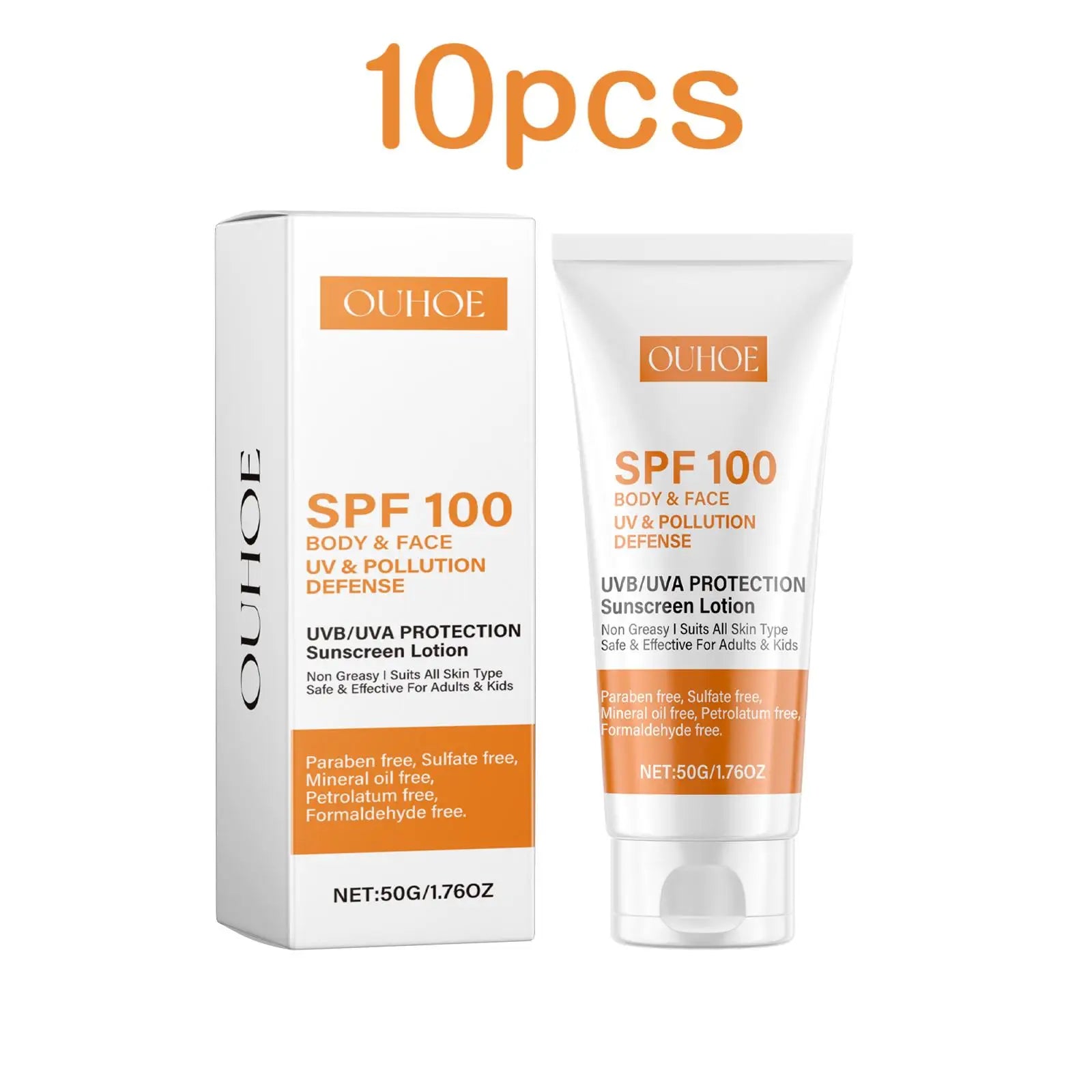 Ouhoe SPF 100/50+ UV Protective Sunscreen Lotion