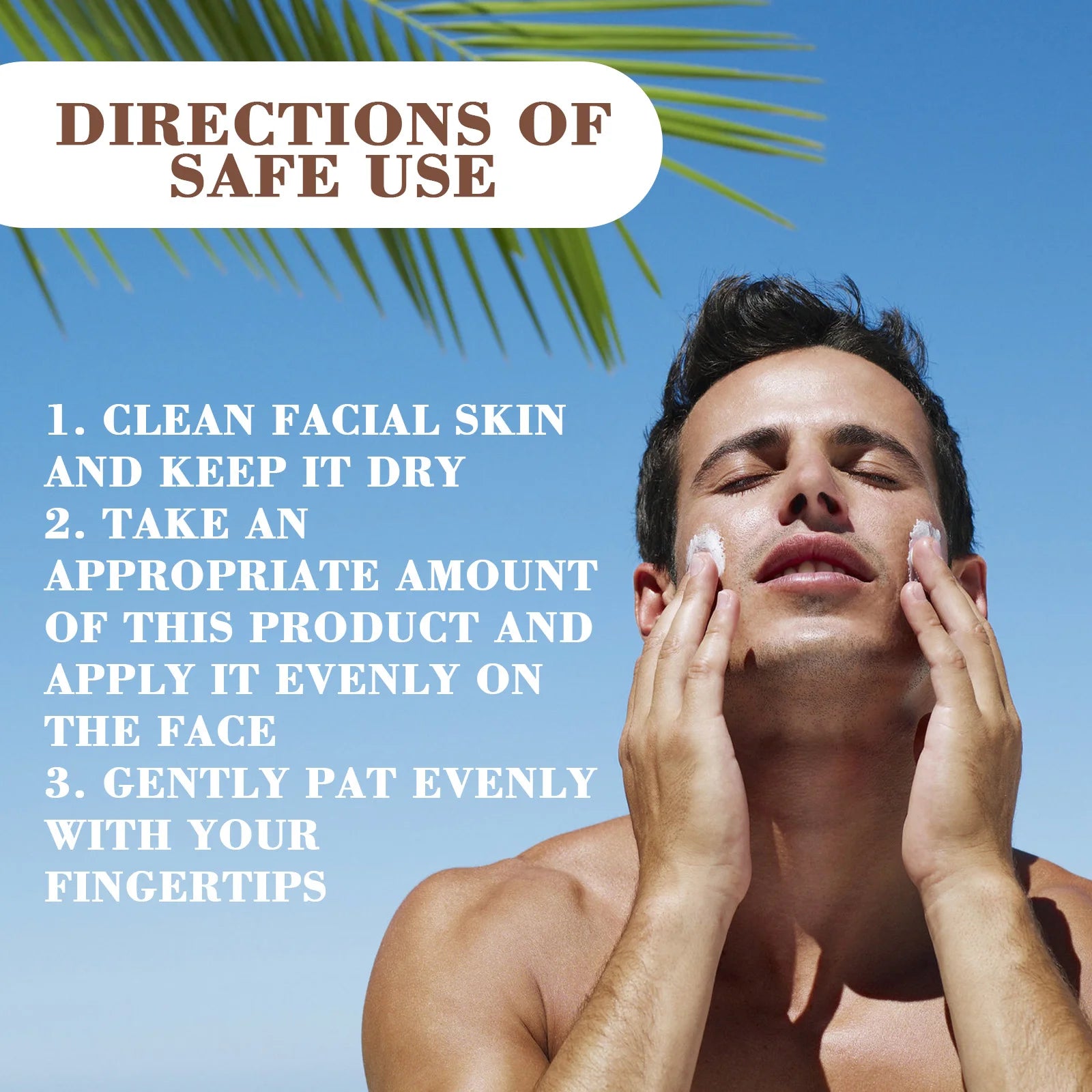 East Moon Men's Skincare SPF50+ Retinol Moisturizing Cream