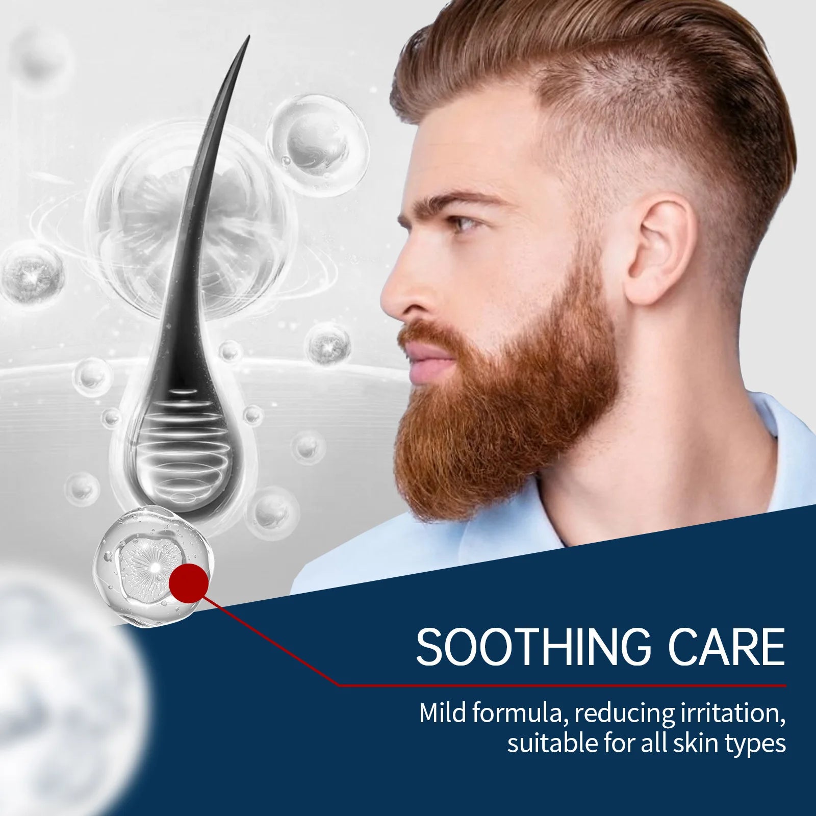 East Moon Sandalwood Beard Care Kit – Complete Beard Grooming Set for Men