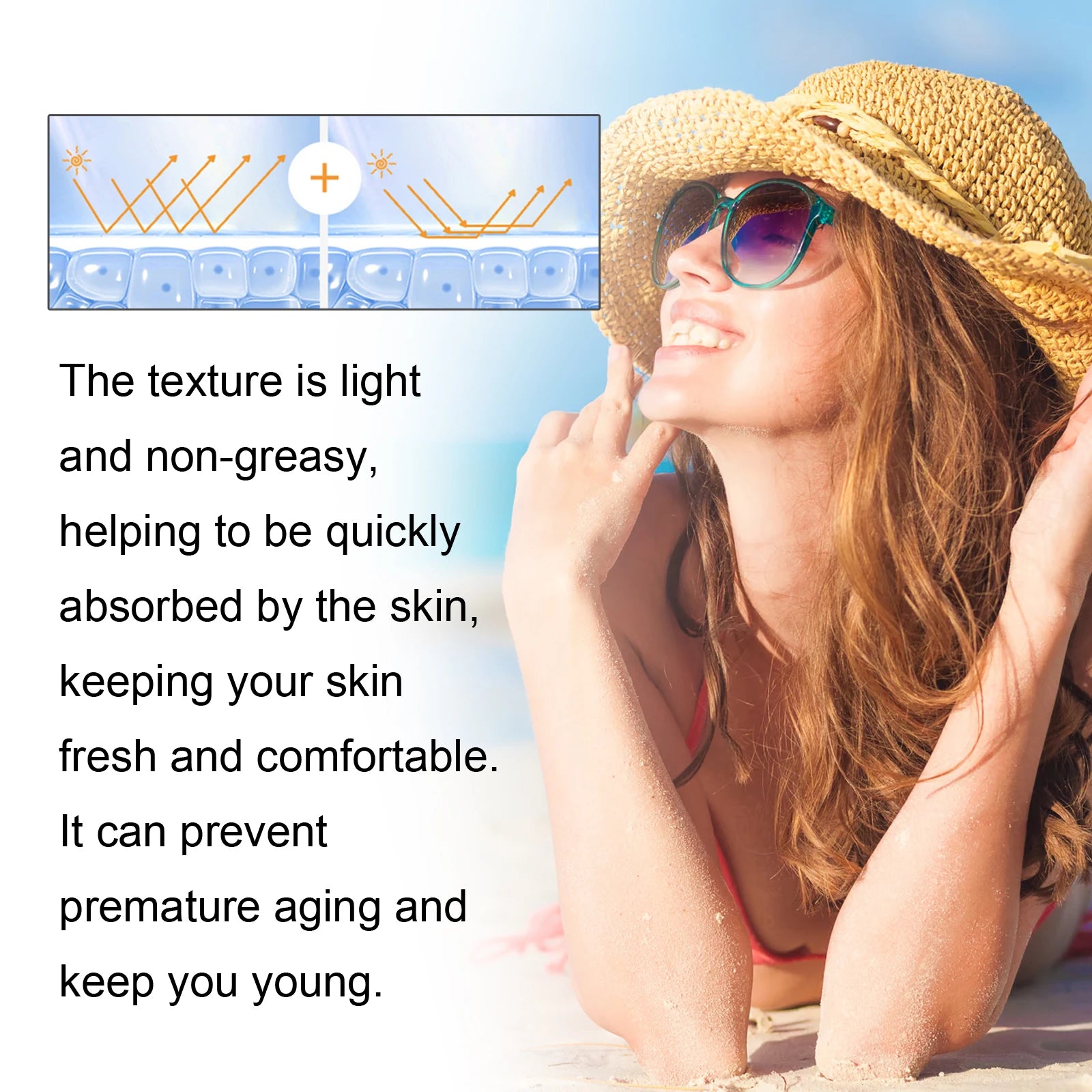 Ouhoe SPF 100/50+ UV Protective Sunscreen Lotion