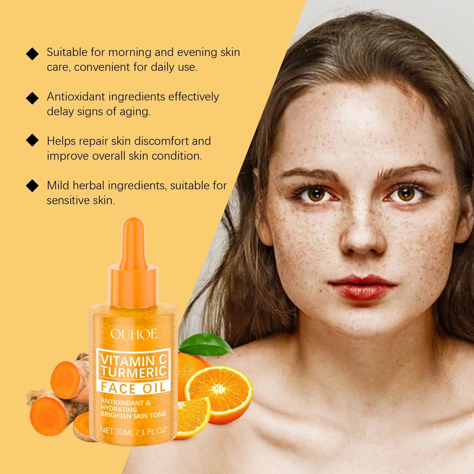 Ouhoe Vitamin C SPF40 Sunscreen Serum