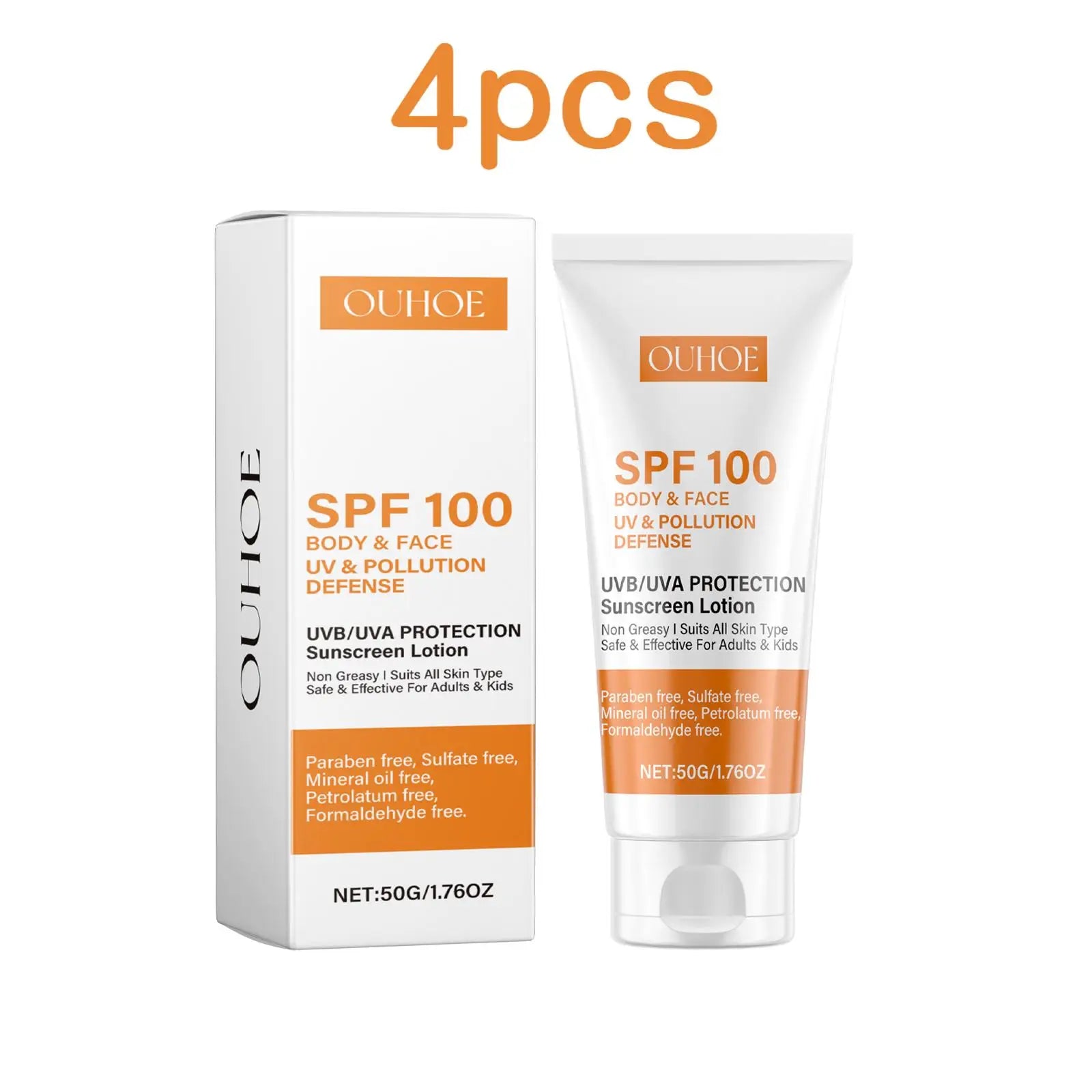 Ouhoe SPF 100/50+ UV Protective Sunscreen Lotion