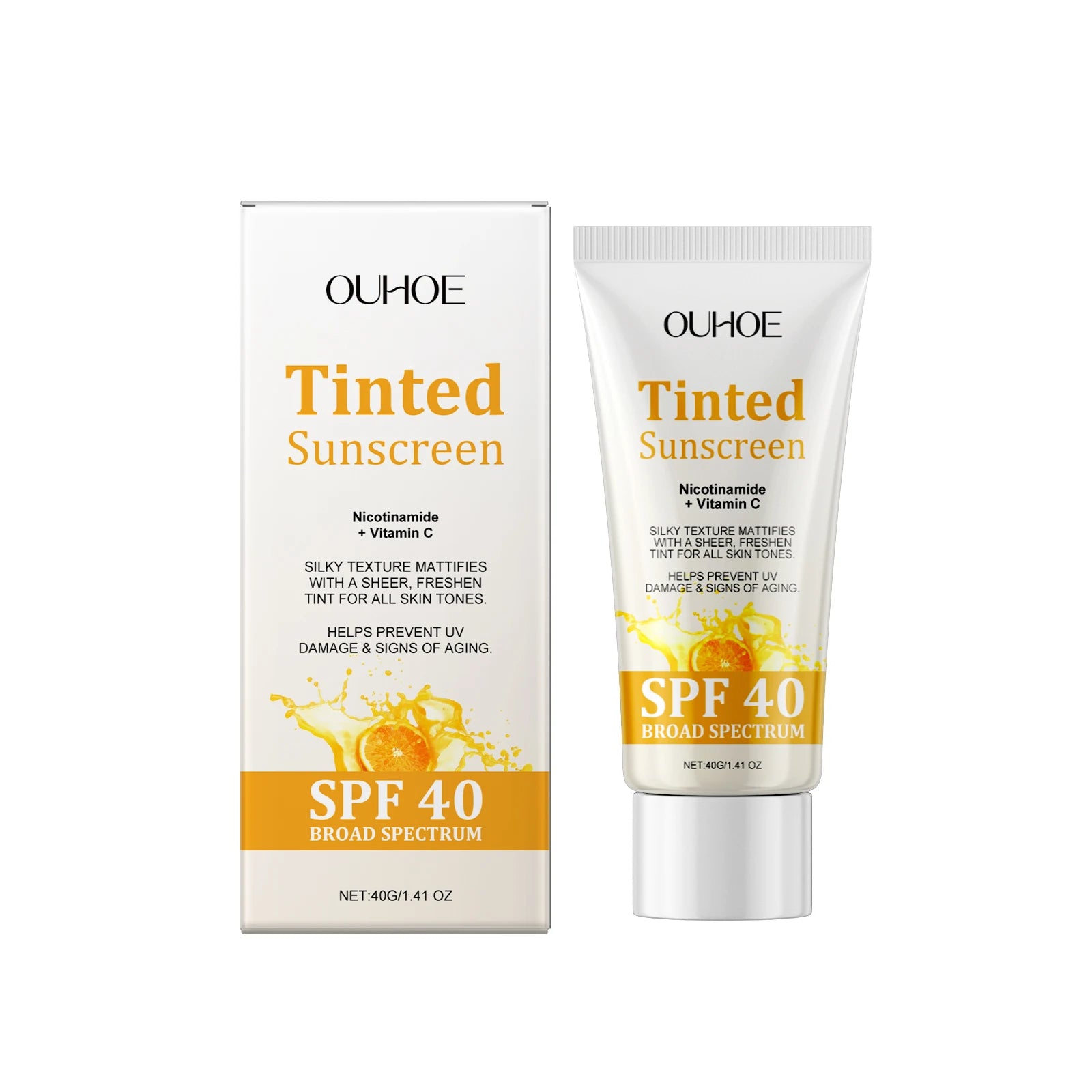 Ouhoe Vitamin C SPF40 Sunscreen Serum