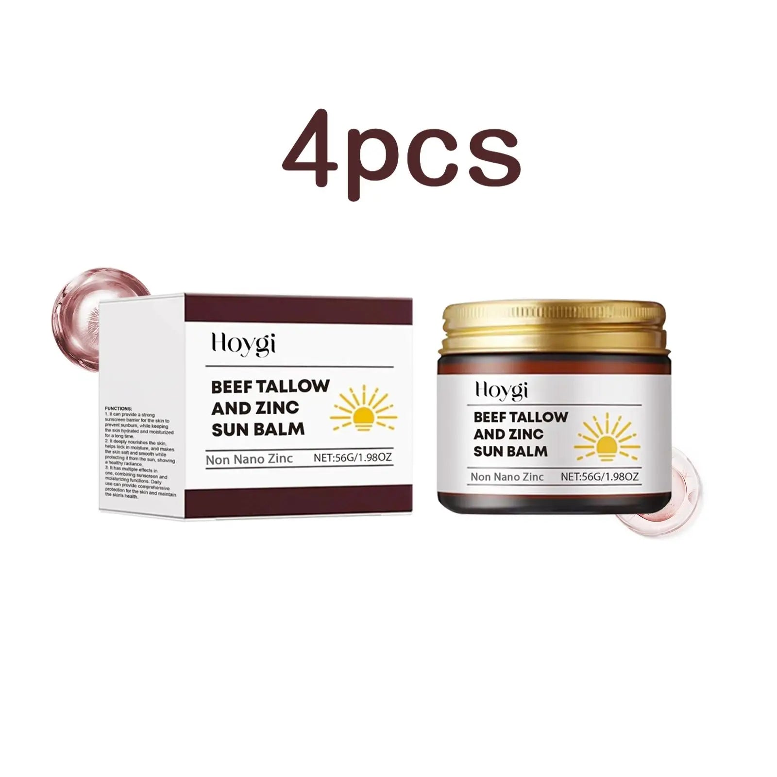 Hoygi Beef Tallow & Zinc Sun Balm SPF50 56g