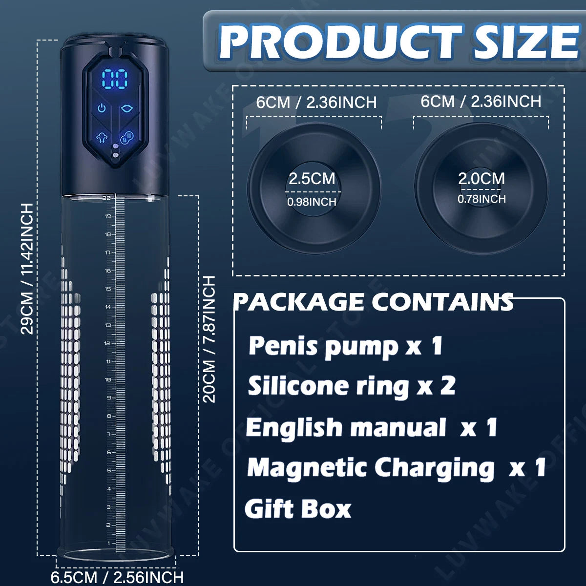 Ultimate Electric Penis Pump – Waterproof, Rechargeable Power