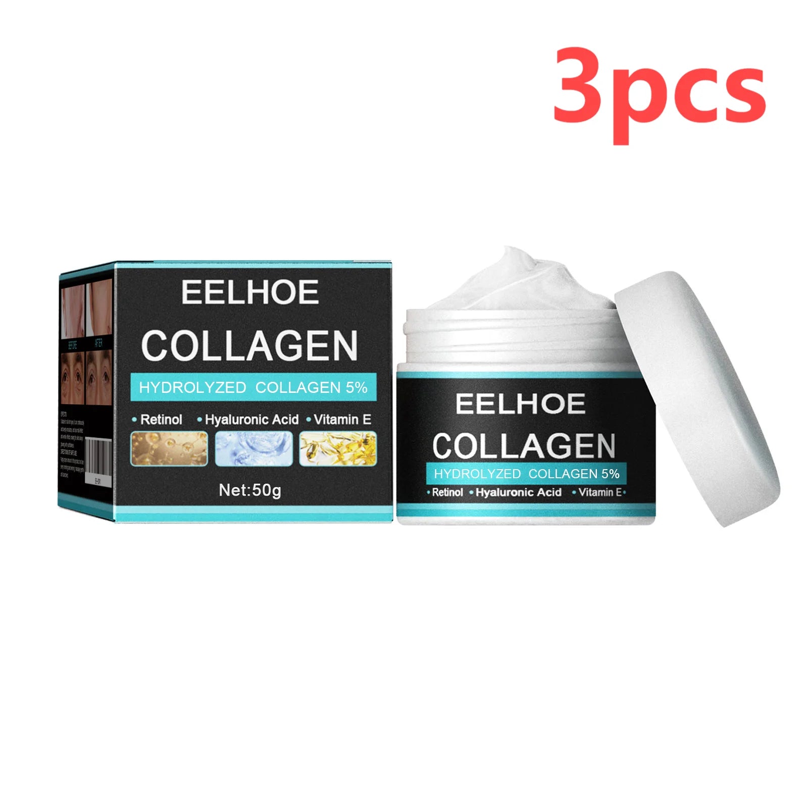 EELHOE Retinol Anti-Aging Face Cream for Men – Firming, Moisturizing & Wrinkle Repair (50ml)
