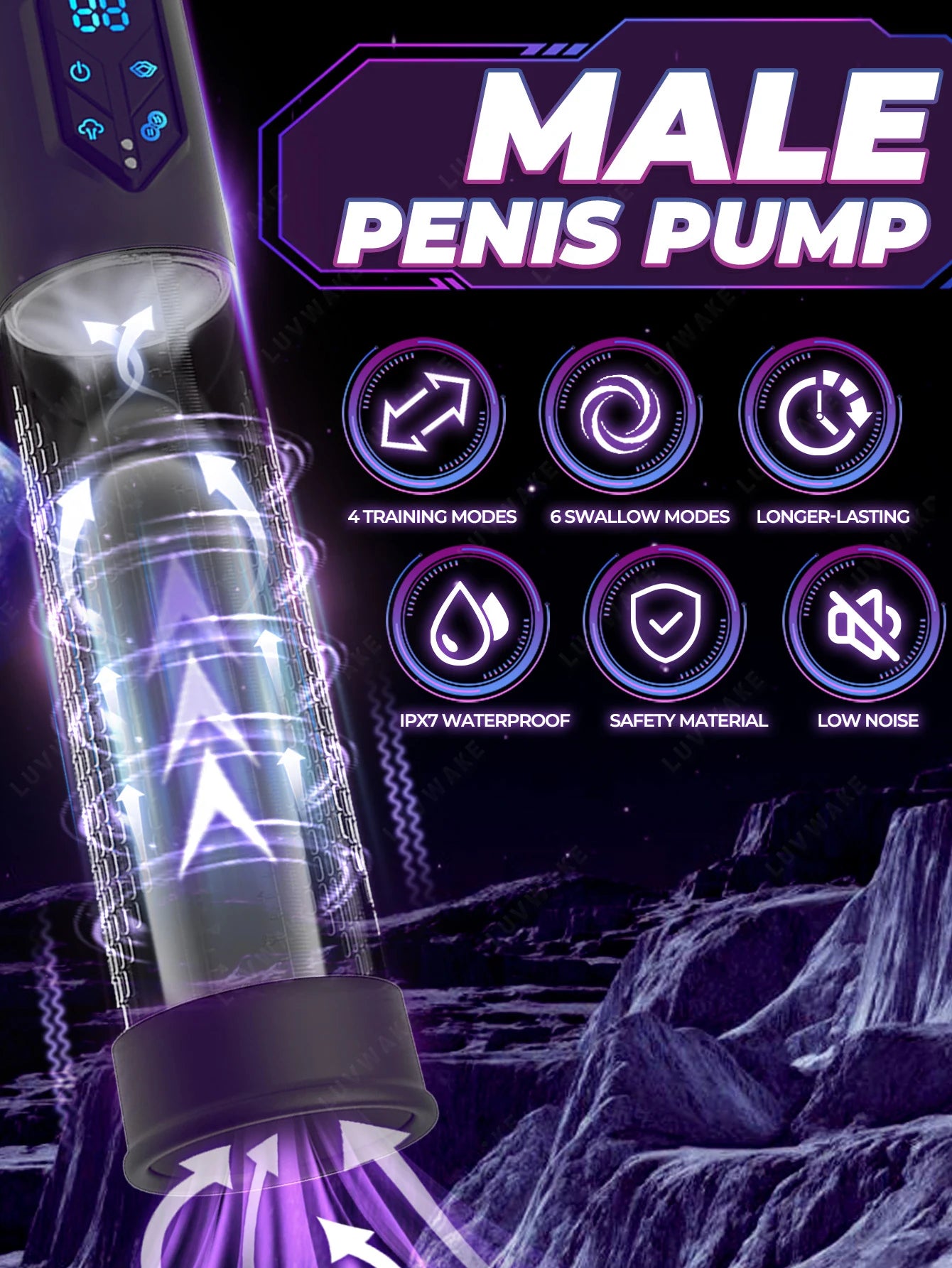 TitanPro Erection Enhancer – Automatic Suction Trainer for Men