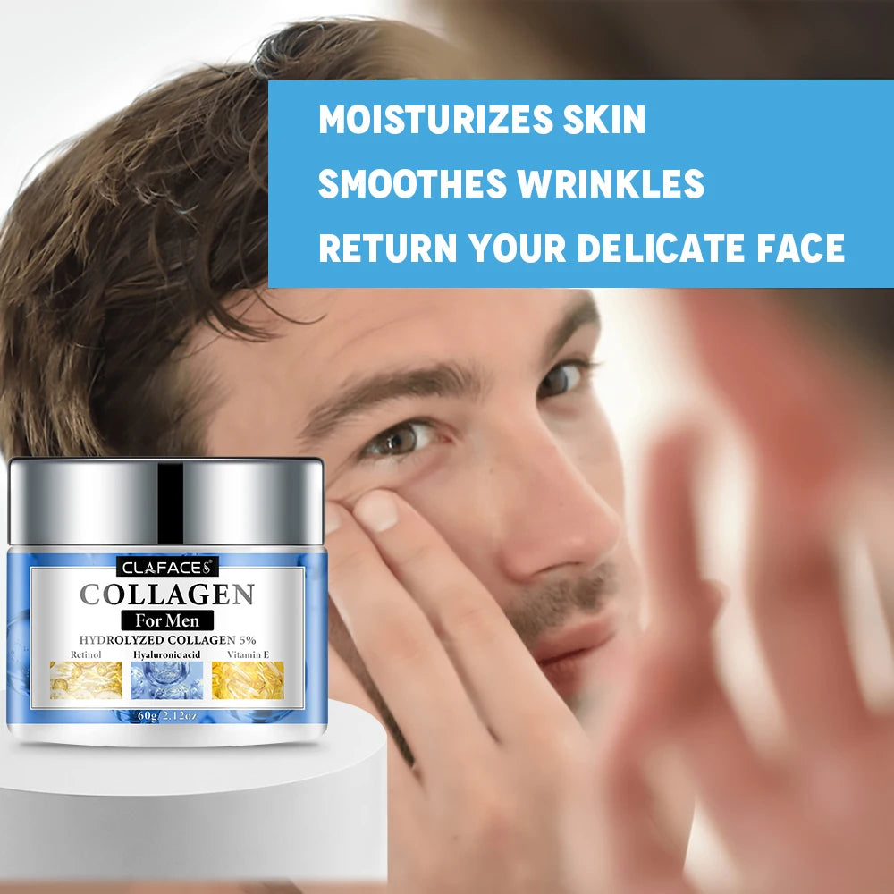 Men’s Retinol Anti-Aging Cream – Collagen & Hyaluronic Acid Moisturizer (30ml & 60ml)