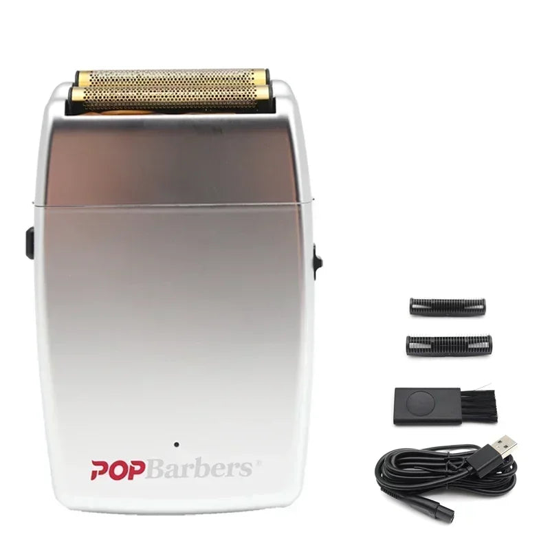 POP Barbers P620 Beard & Hair Trimmer – 11000 RPM, USB Rechargeable