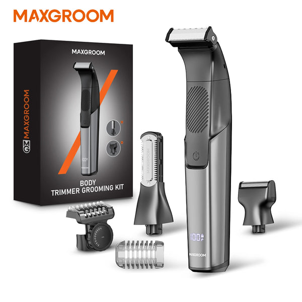 MAXGROOM 3-in-1 Bidirectional Body Hair Trimmer