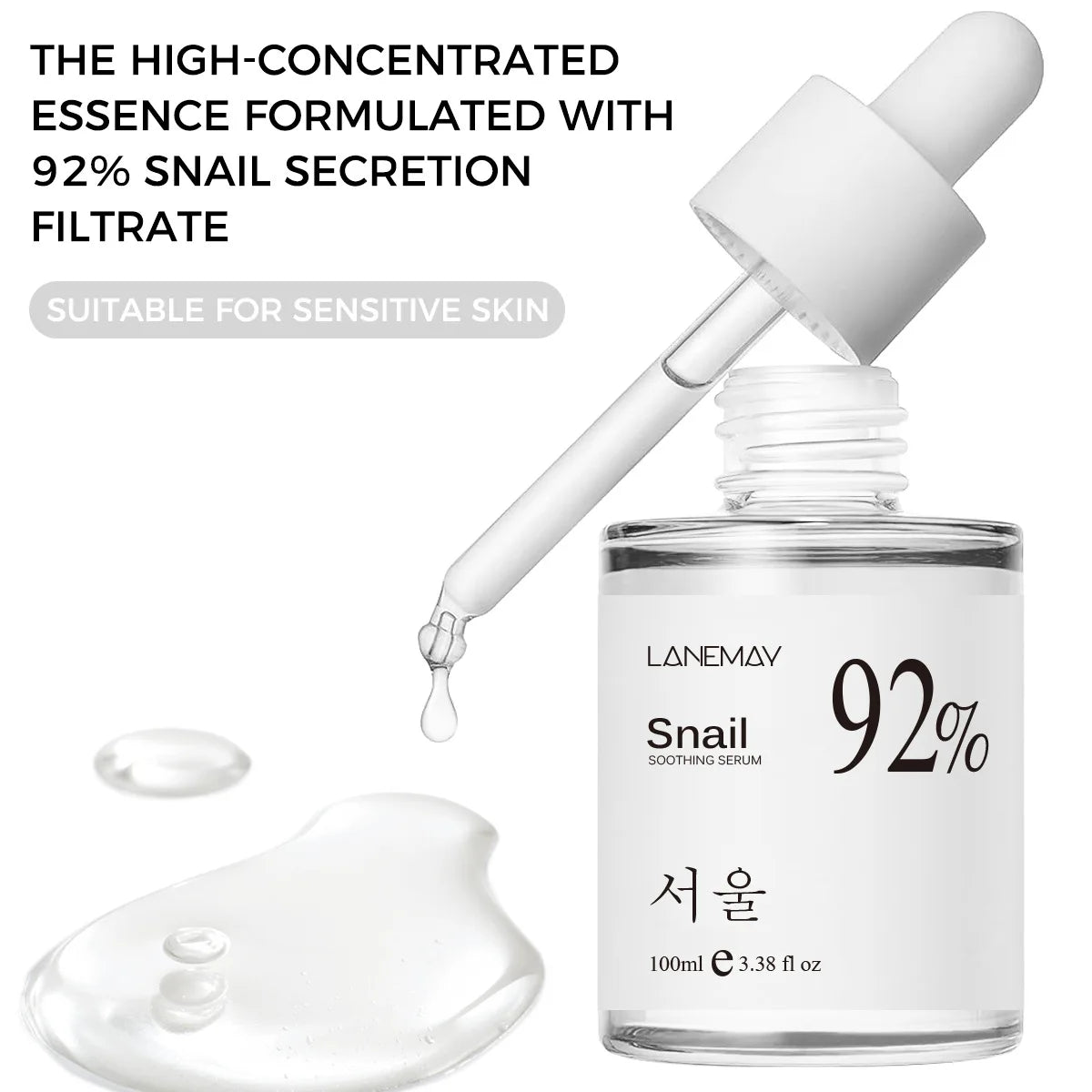 92% Snail Soothing Essence – Hydrating Multi-Care Serum (100ml)