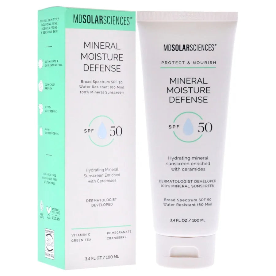 MDSolarSciences Mineral Moisture Defense SPF 50 3.4 oz