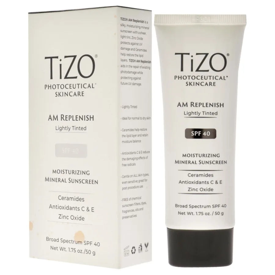 TIZO Photoceutical AM Replenish Lightly Tinted SPF 40