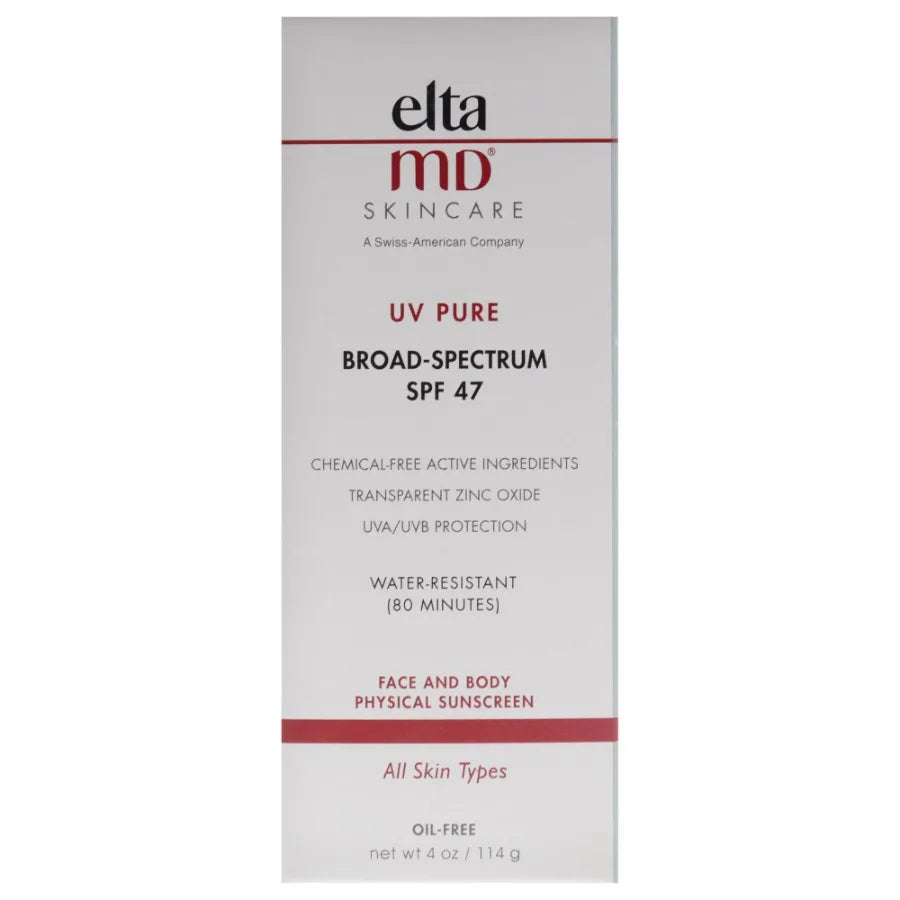 EltaMD UV Pure Physical Sunscreen SPF 47 4 oz