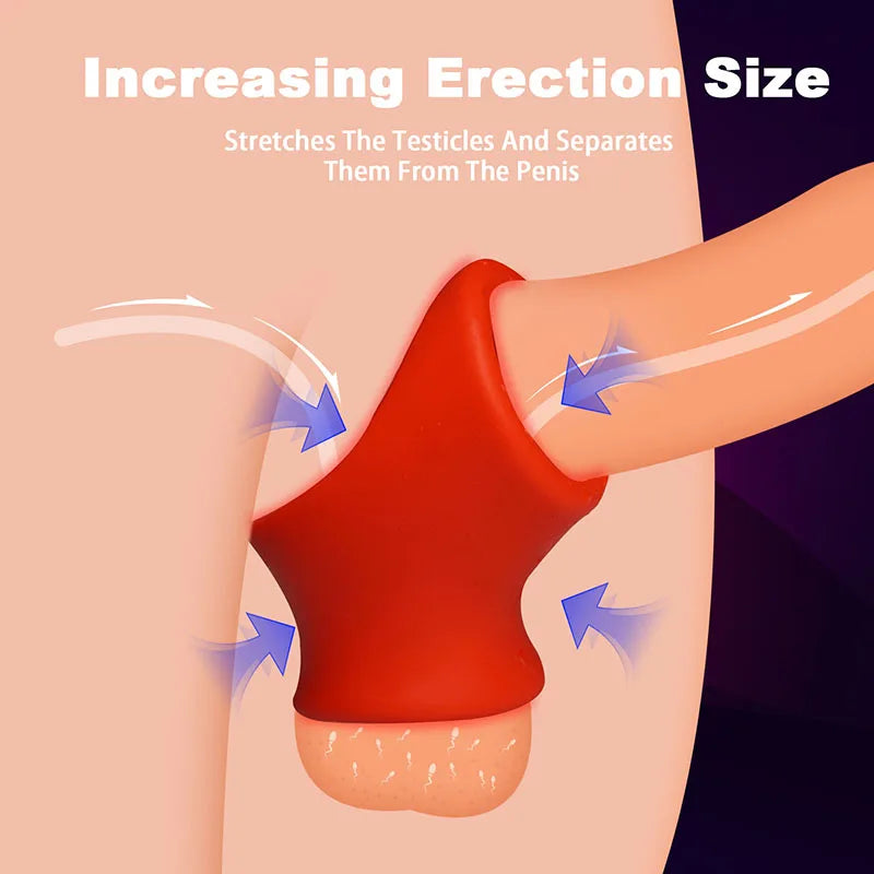 Silicone Cock & Ball Ring – Stronger Erections, Longer Control