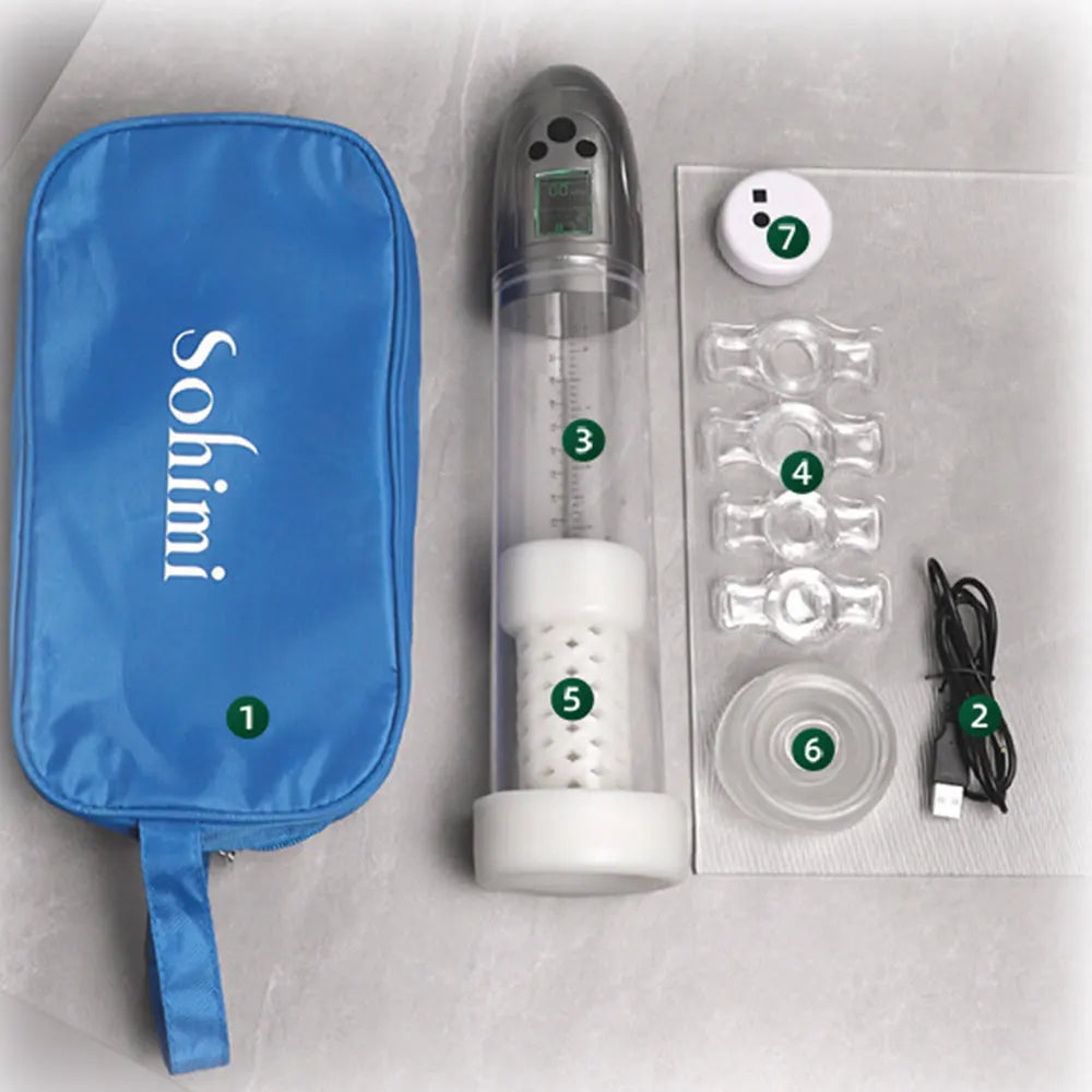 Electric Vacuum Penis Pump – Rechargeable System for Enhanced Blood Flow