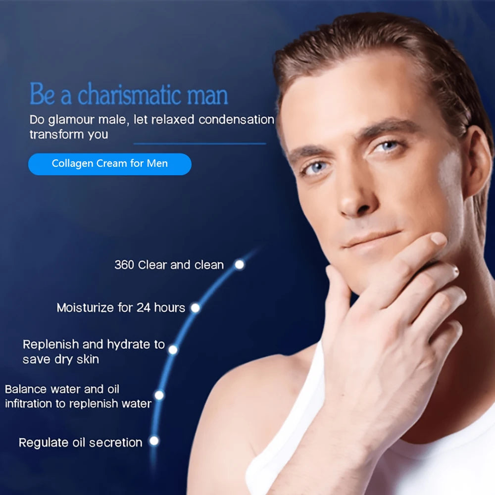 Men’s Retinol Anti-Aging Cream – Collagen & Hyaluronic Acid Moisturizer (30ml & 60ml)