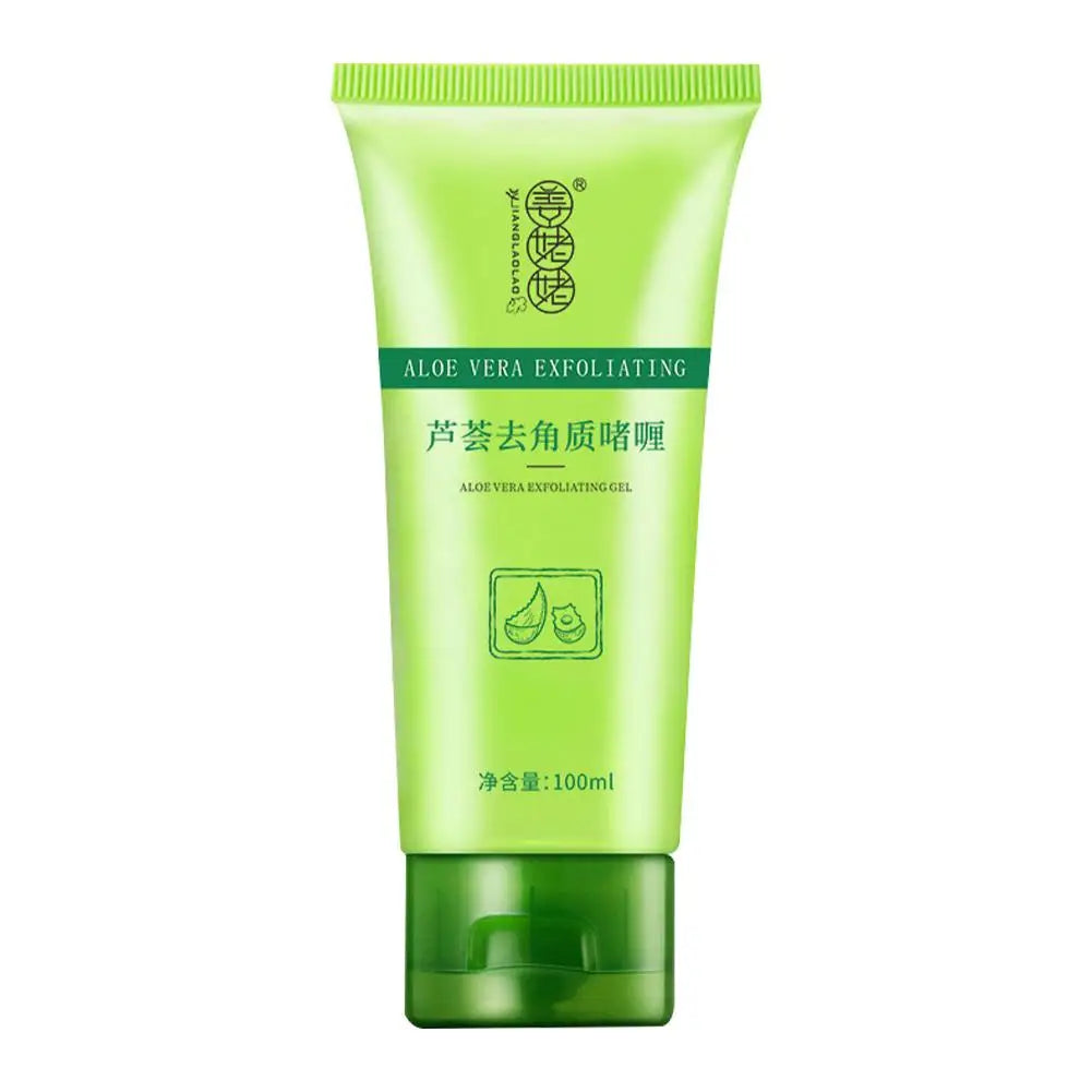 Aloe Vera Face Exfoliating Gel – Blackhead Removal & Pore Refining Cleanser (30g–100g)