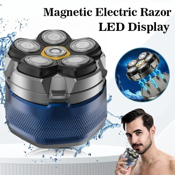 Tinsol Titanium 6D Electric Head Shaver for Bald Men