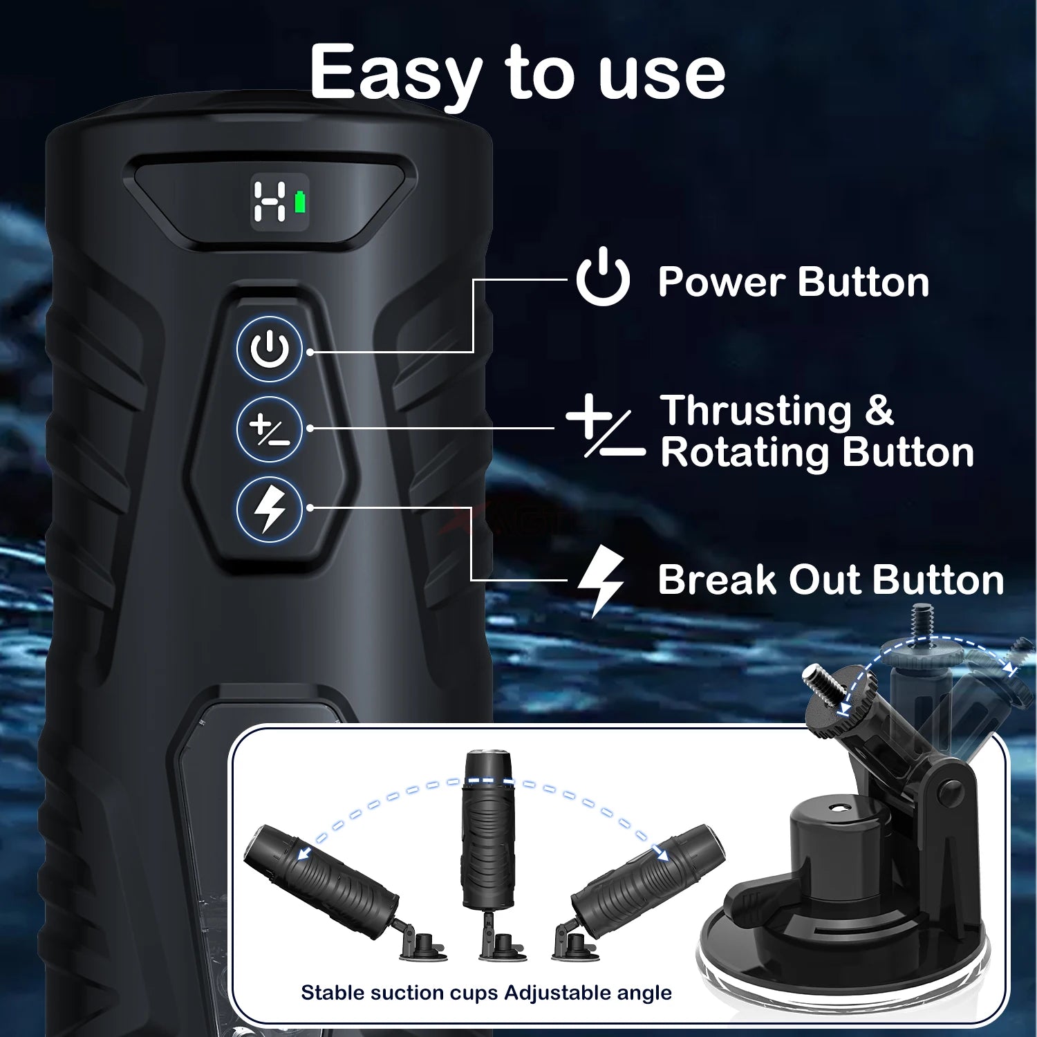 Ultimate Electric Male Masturbator – 7 Motion Modes