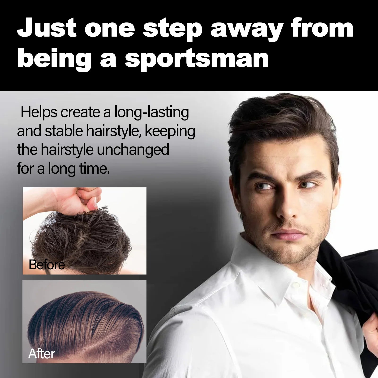 Men’s Non-Greasy Super Strong Styling Hair Wax