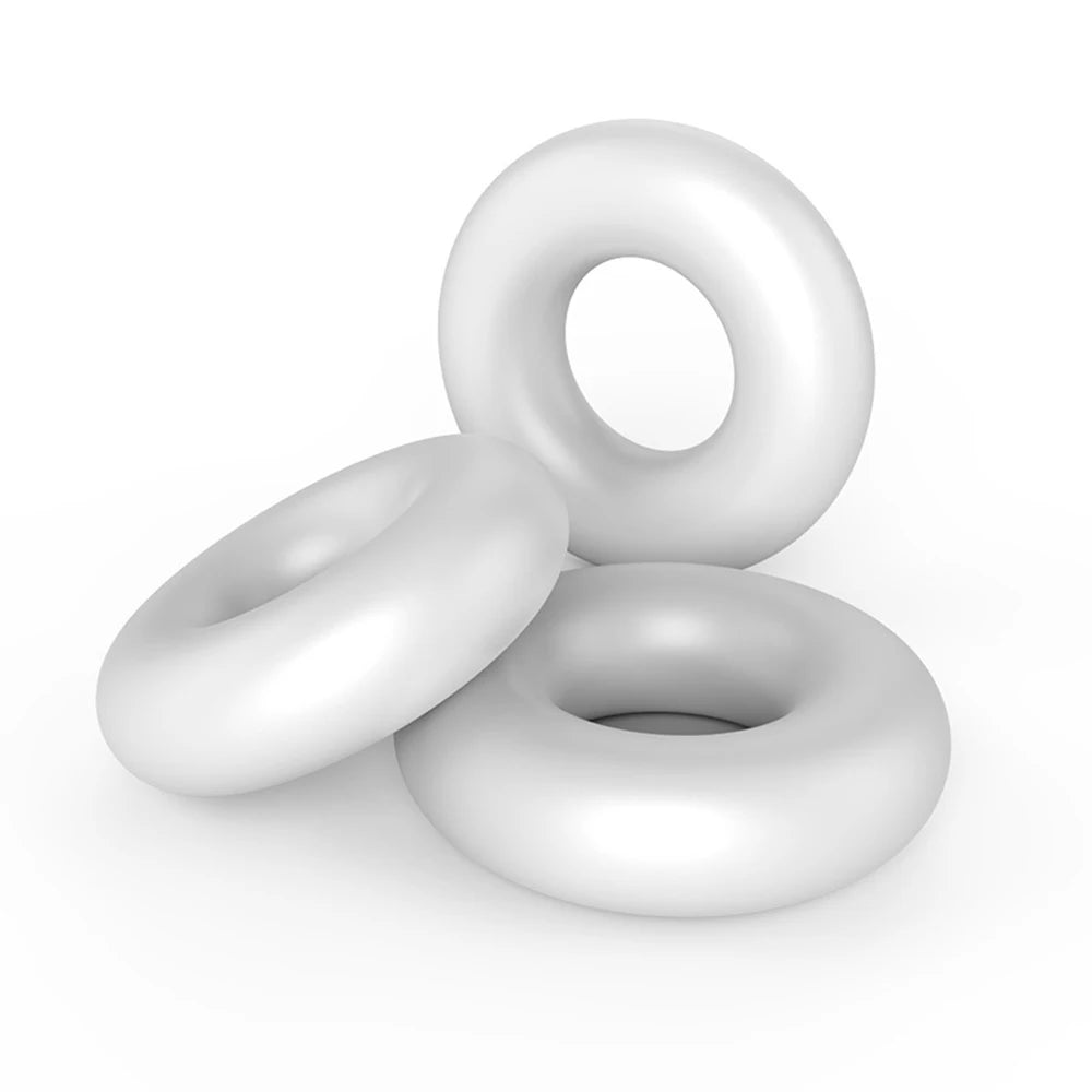 3-Piece Silicone Performance Ring Set – Beginner-Friendly Support for Lasting Confidence
