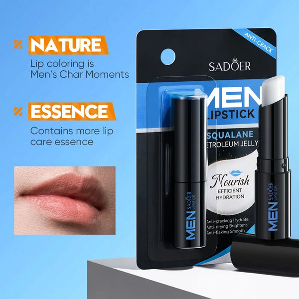 SADOER Men’s Lip Balm – Hydrating & Repairing Moisturizer for Dry, Cracked Lips
