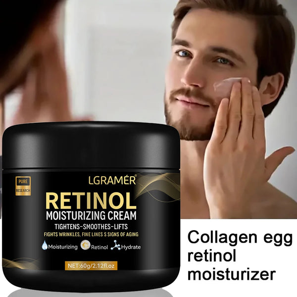 Men’s Retinol Face Moisturizer – Anti-Aging & Pore Minimizer