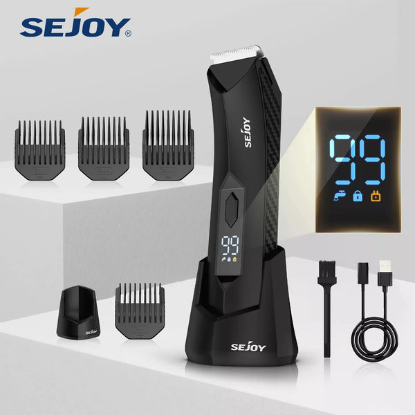 Waterproof Electric Body Hair Trimmer for Men