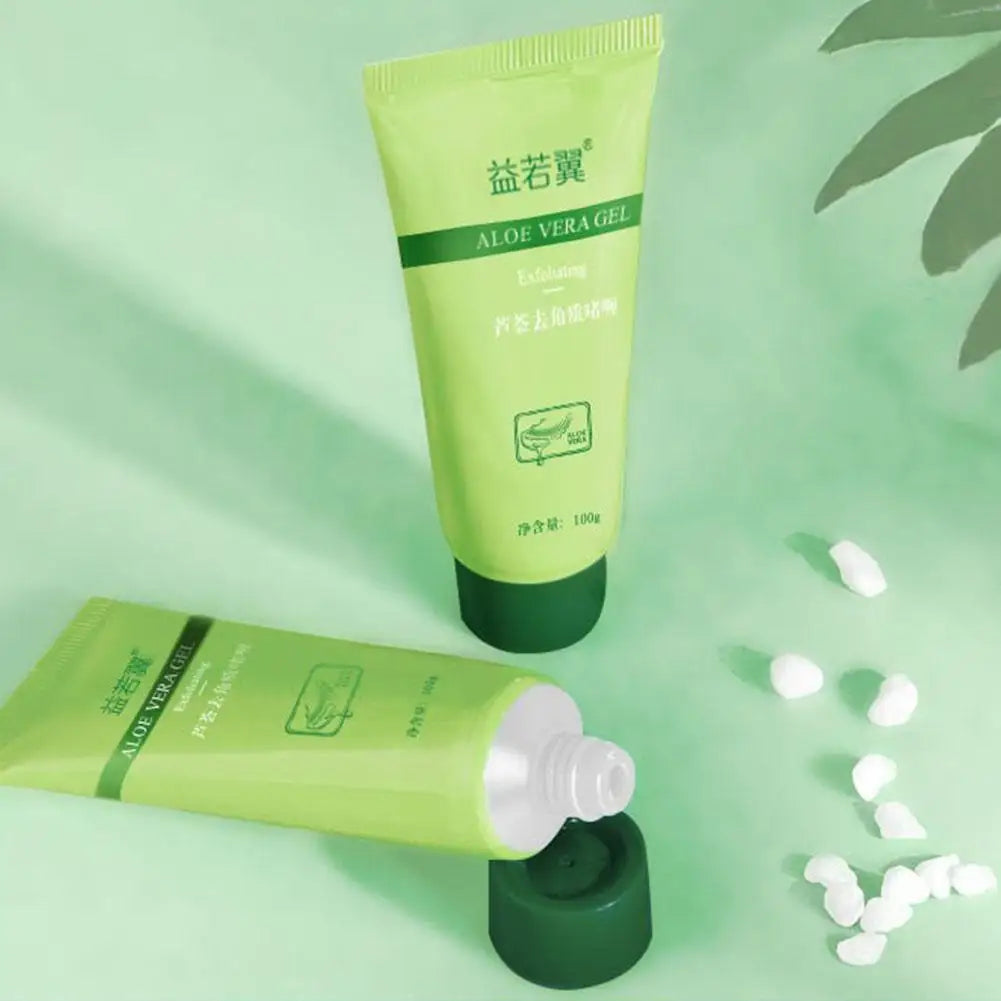 Aloe Vera Face Exfoliating Gel – Blackhead Removal & Pore Refining Cleanser (30g–100g)