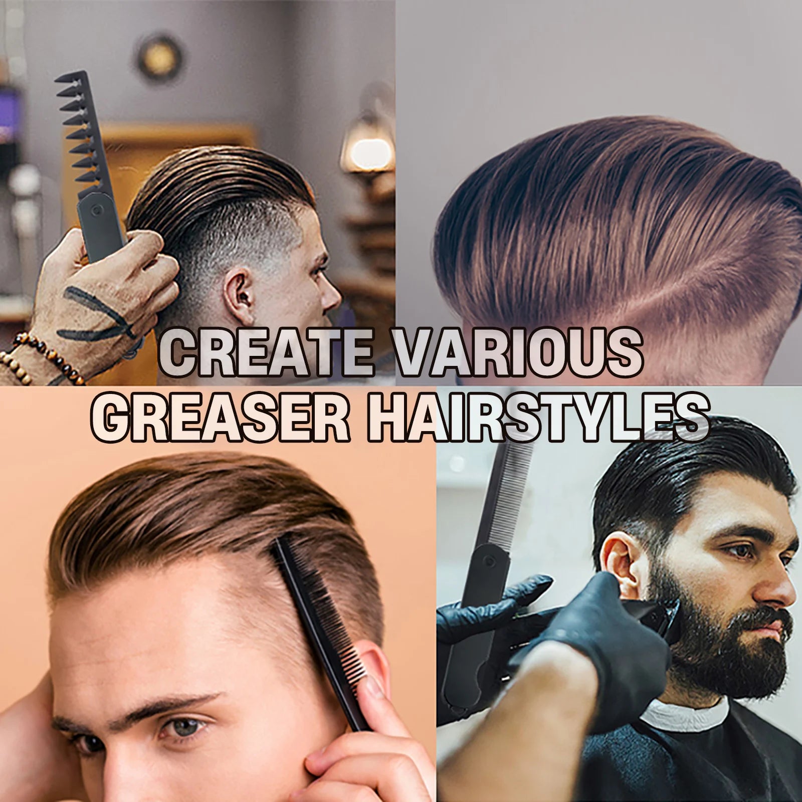 2-in-1 Pocket Folding Comb – Wide Tooth Beard & Hair Styling Tool for Men