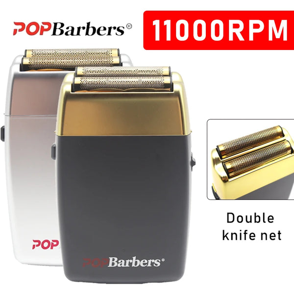 POP Barbers P620 Beard & Hair Trimmer – 11000 RPM, USB Rechargeable