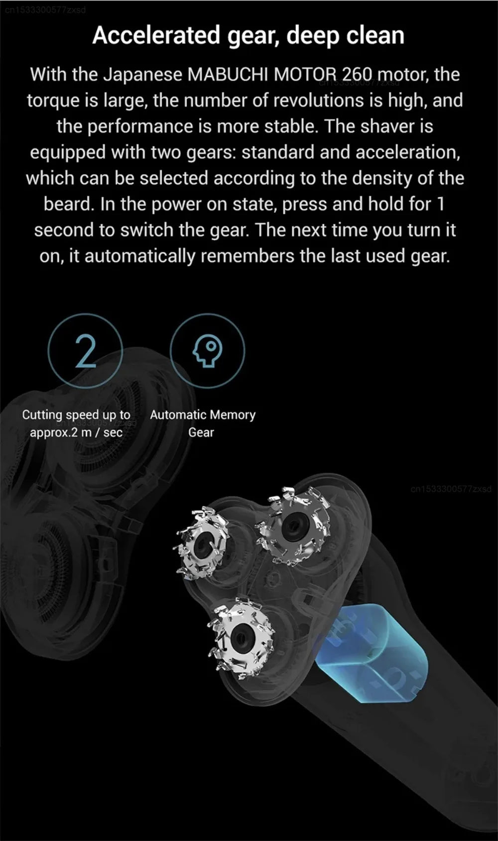 S500 Electric Shaver – Smart, Smooth, Powerful
