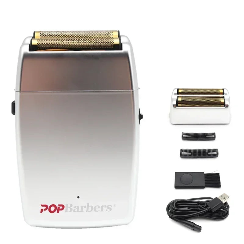 POP Barbers P620 Beard & Hair Trimmer – 11000 RPM, USB Rechargeable