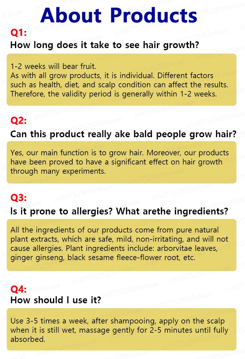 Men’s Hair Regrowth Essential Oil – Targets Bald Spots & Hair Loss, Boosts Thickness Naturally