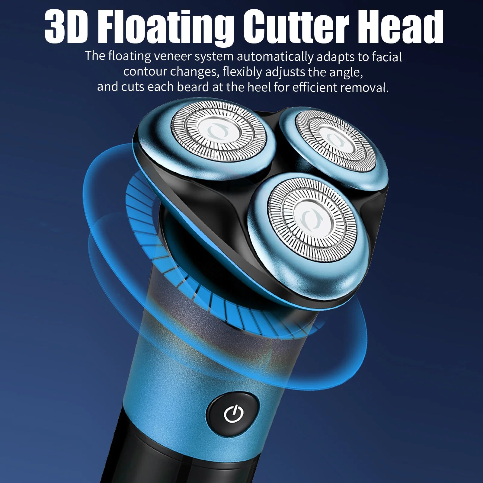Sejoy FK379 3D Floating Rotary Electric Shaver for Men