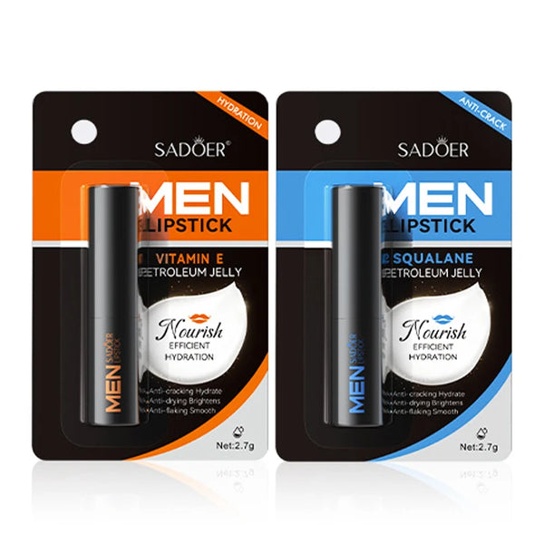 SADOER Men’s Lip Balm – Hydrating & Repairing Moisturizer for Dry, Cracked Lips