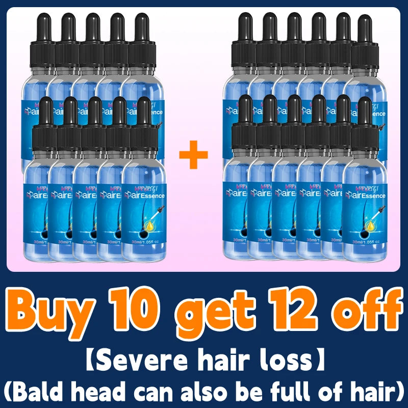 Men’s Hair Regrowth Essential Oil – Targets Bald Spots & Hair Loss, Boosts Thickness Naturally