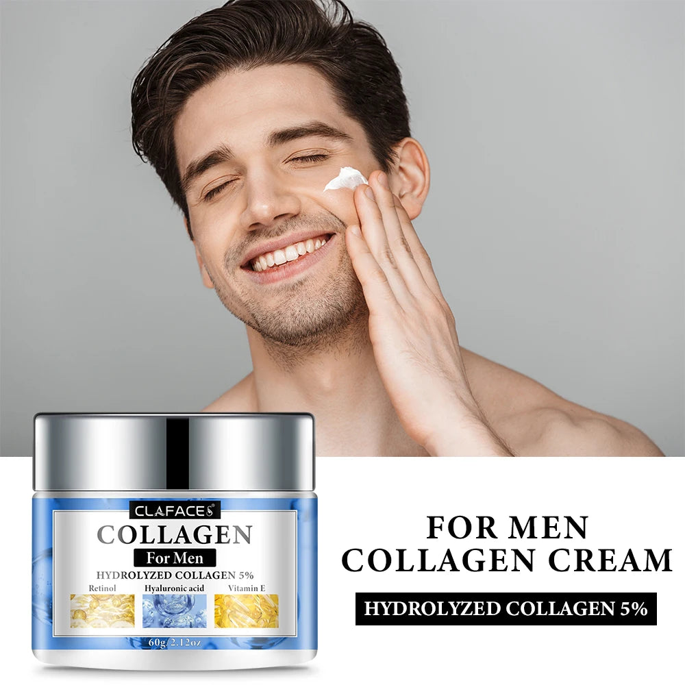 Men’s Retinol Anti-Aging Cream – Collagen & Hyaluronic Acid Moisturizer (30ml & 60ml)