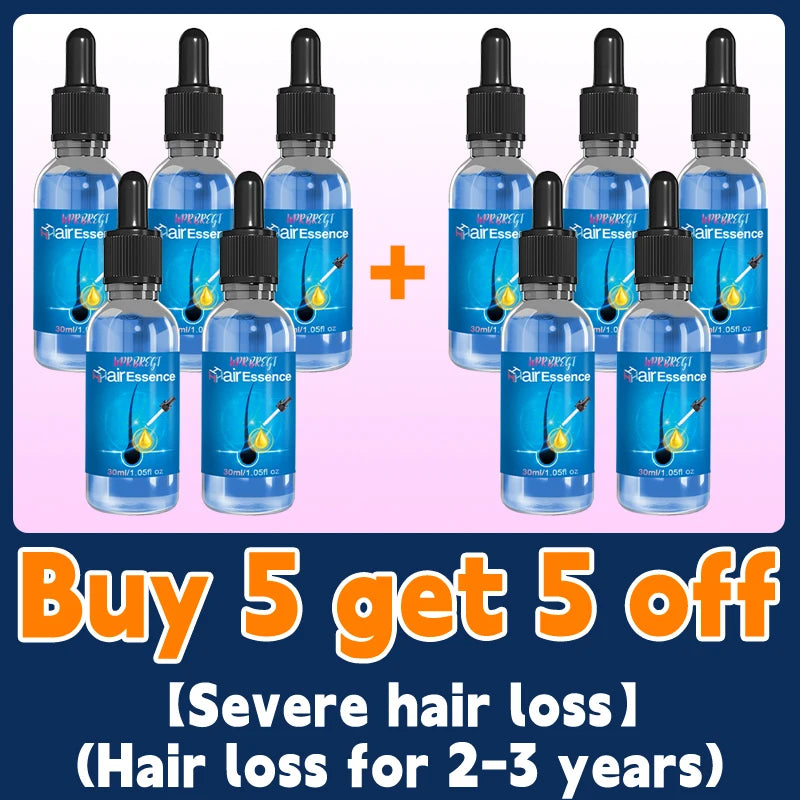 Men’s Hair Regrowth Essential Oil – Targets Bald Spots & Hair Loss, Boosts Thickness Naturally