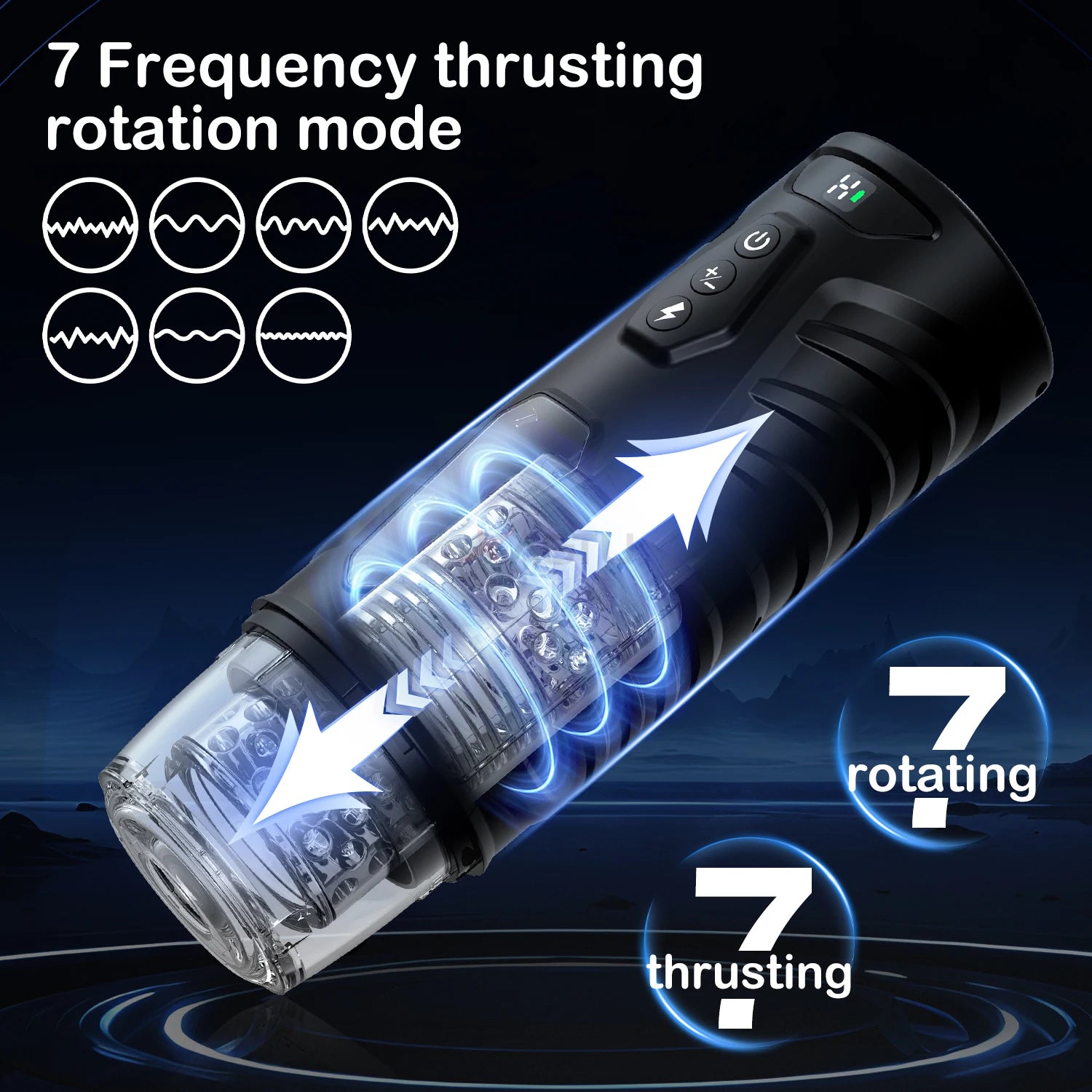 Ultimate Electric Male Masturbator – 7 Motion Modes