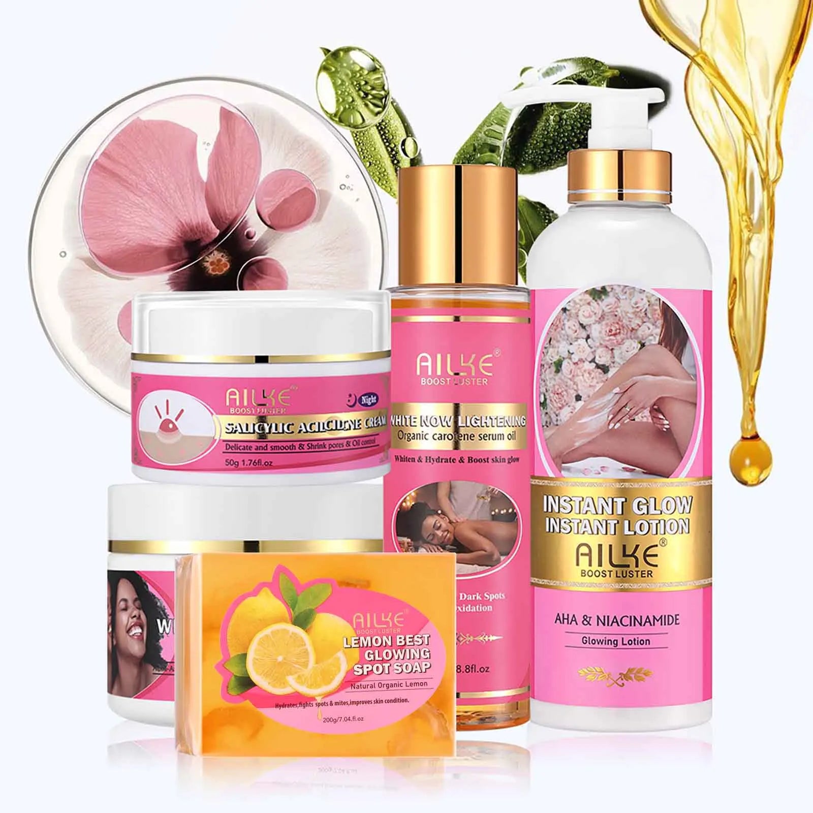 AILKE Organic AHA Skin Glowing Set