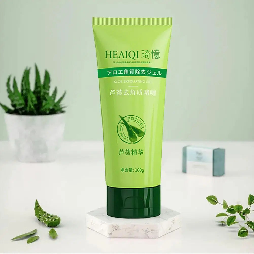 Aloe Vera Face Exfoliating Gel – Blackhead Removal & Pore Refining Cleanser (30g–100g)