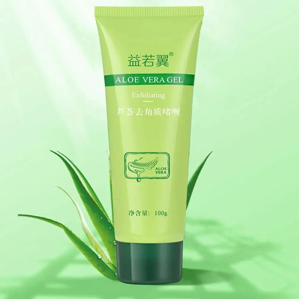 Aloe Vera Face Exfoliating Gel – Blackhead Removal & Pore Refining Cleanser (30g–100g)