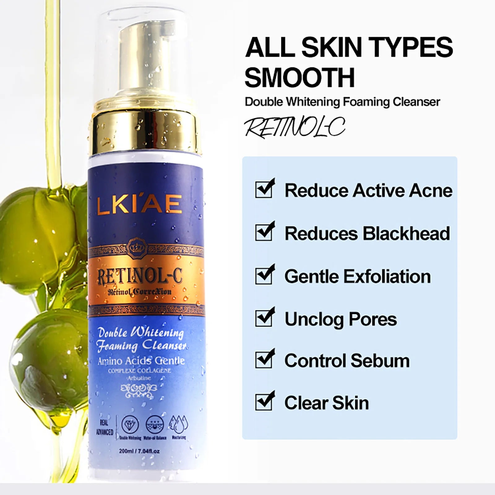 LKIAE Advanced Retinol Double Whitening Skin Care Set