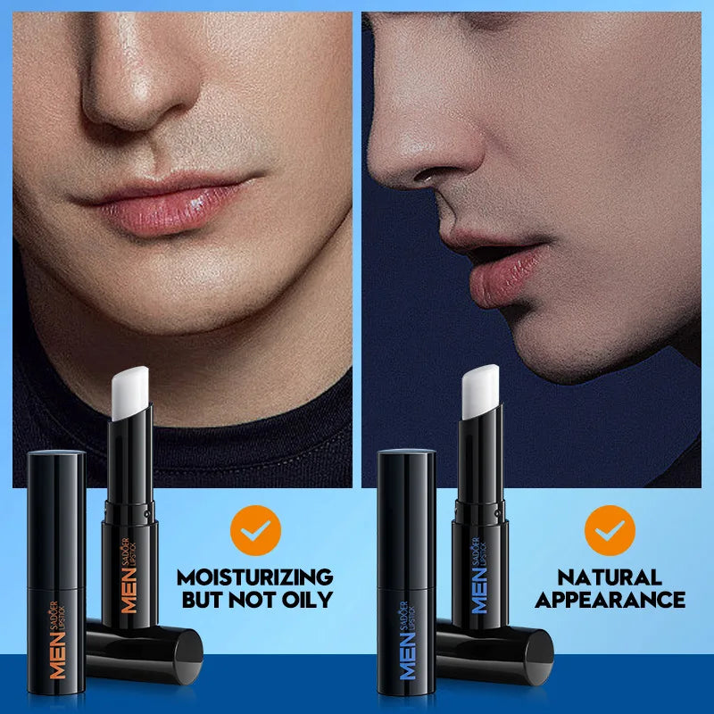 SADOER Men’s Lip Balm – Hydrating & Repairing Moisturizer for Dry, Cracked Lips
