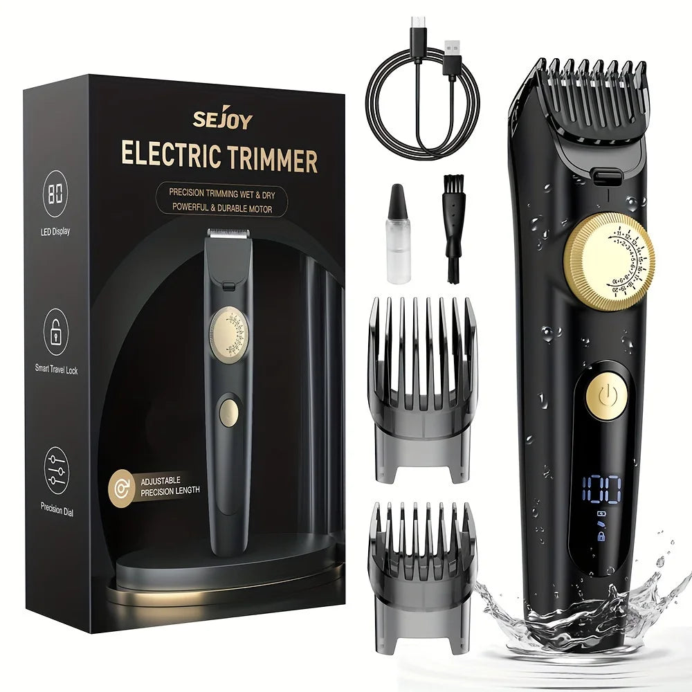 Sejoy 5-in-1 Rechargeable Electric Shaver & Grooming Kit for Men